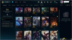 CONTA PLATINA 4 LOL - League of Legends