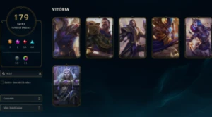 CONTA LOL EX PLATINA 14,7K EA  179 skins [faltando 7 champ] - League of Legends