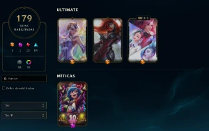 CONTA LOL EX PLATINA 14,7K EA  179 skins [faltando 7 champ] - League of Legends