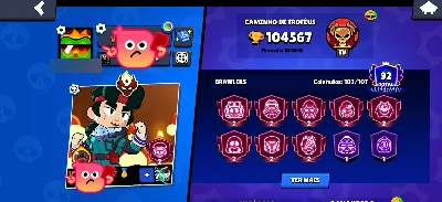 Conta Brawl stars, 104k, Master 1, all level 11 brawlers