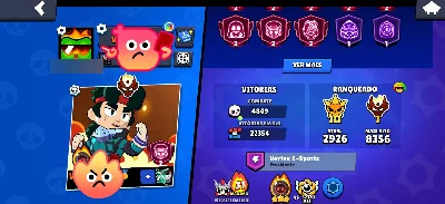Conta Brawl stars, 104k, Master 1, all level 11 brawlers