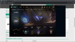 Conta Platina 4 lvl 40, 30  champs - League of Legends LOL