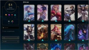 Conta Grao mestre 550pdl, Season 7 upada a mão - League of Legends LOL