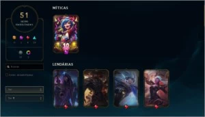 Conta Grao mestre 550pdl, Season 7 upada a mão - League of Legends LOL