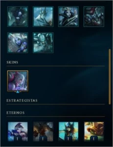 Conta Grao mestre 550pdl, Season 7 upada a mão - League of Legends LOL