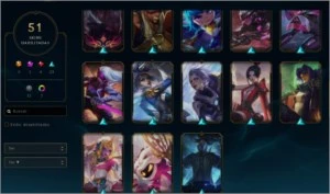 Conta Grao mestre 550pdl, Season 7 upada a mão - League of Legends LOL