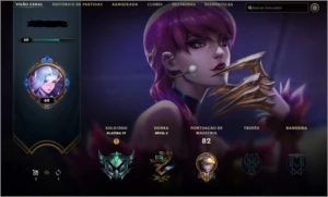 CONTA PLATINA - League of Legends LOL