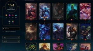 CONTA COM 154 SKINS LV 212 - League of Legends LOL