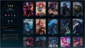 CONTA COM 154 SKINS LV 212 - League of Legends LOL