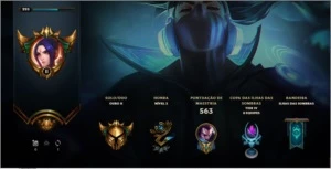 Conta LOL Main, Ouro 2, 14k EA, 98Skins - League of Legends