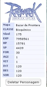 Ragnarok Latam RK175/BIO175/BARDO175/MUSA175/GX150/SEN115 - Ragnarok Online