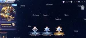 Conta Lendário Servidor 137 - sem vínculos - Saint Seiya Awakening SSA