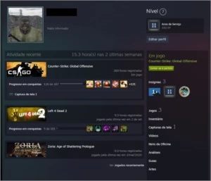 Conta Steam CSGO, Old 5 anos, prime e operação ativa - Counter Strike