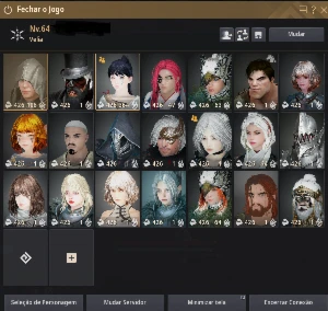 Conta Black Desert Top 822Gs