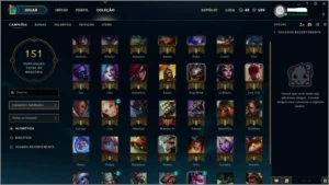 CONTA GOLD V  S7 (BORDA PLATINA) - League of Legends LOL