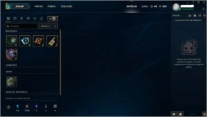 CONTA GOLD V  S7 (BORDA PLATINA) - League of Legends LOL