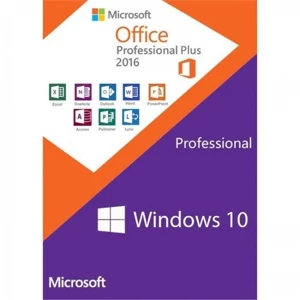 Windows 10 Pro 32/64 bits Mais Office 2016 Pro Plus - Combo - Softwares e Licenças