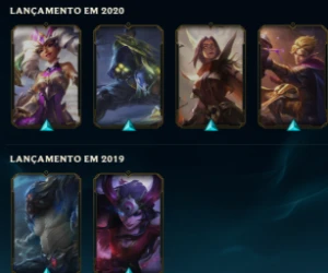 Pacote 4 Contas     60% Off - League of Legends LOL