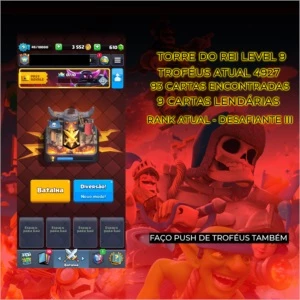 Conta Clash Royael nivel 9 - Clash Royale