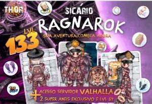 CONTA ULTRA RARA RAGNAROK THOR - Ragnarok Online