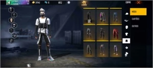 Conta free fire gemada