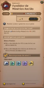 ALT de Refino de Minério 1-3M Lucro a Cada Rotação - Albion Online