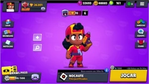 CONTA BRAWL NVL 181 + TODOS OS 51 BRAWLERS - Brawl Stars