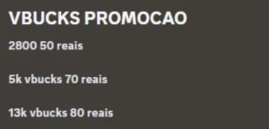 Fonte para conseguir comprar V-Bucks muito mais baratos - Fortnite