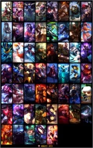 CONTA LEAGUE OF LEGENDS GOLD 5, 108 CAMPEOES, 53 SKINS LOL