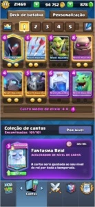 CONTA CLASH ROYALE EXP 13 - 32 CARTAS FULL