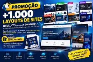 🔥 +1.000 Sites HTML/CSS/JS + Catálogo e Hospedagem Grátis! - Sites, Lojas e Sistemas Prontos Sites e Scripts