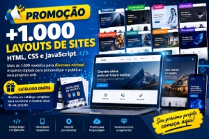 🔥 +1.000 Sites HTML/CSS/JS + Catálogo e Hospedagem Grátis! - Sites, Lojas e Sistemas Prontos Sites e Scripts