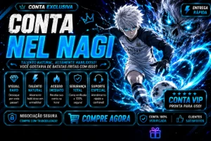Conta blue Lock rivals com nel nagi
