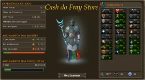 CONTAS RUNESCAPE + SEGURO VITALICIO RS