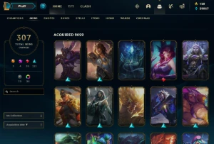 Conta lol season 12 mestre 200+ pdl / 300 skins - League of Legends