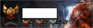 Conta League Of Legends (ouro I S6) 34 Skins (1 Ultimate) LOL