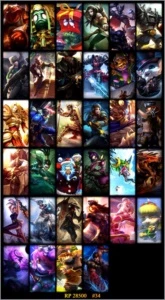 Conta League Of Legends (ouro I S6) 34 Skins (1 Ultimate) LOL