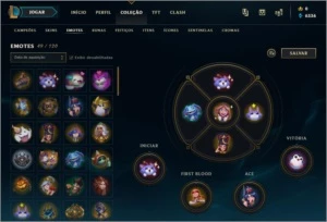 Conta lol +110 champs e 60 skins - League of Legends
