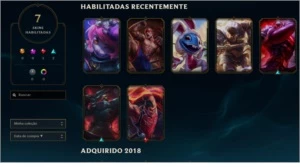 Conta smurf Platina 5 - League of Legends LOL
