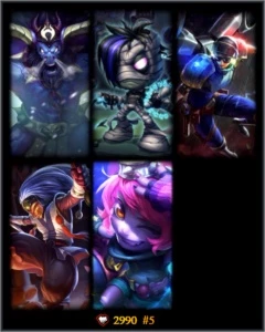 League Of Legends - Cont Unranked 10K IP + Champs LOL