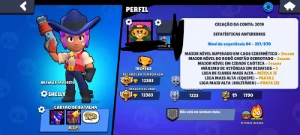 Conta Brawl Stars 2019 RARA