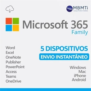 Microsoft 365 Family Plus 1 mês de acesso  - Outros