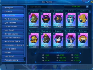 Conta EndGame LADMO - Server Alpha com 1 U - Digimon Masters - Digimon Masters Online