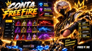 Conta Lv 30 + Troca Nick + 20K De Ouro - Free Fire