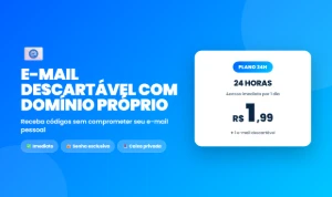 E-mail Temporário 24h com Domínio Próprio | Privado - Outros