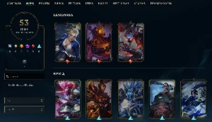 Conta League of Legends Full Acesso - 77 Champs e 53 Skins LOL