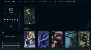 Conta League of Legends Full Acesso - 77 Champs e 53 Skins LOL