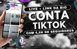 [Promoção] Conta Tiktok Com 5,6K Link Da Bio + Live - Social Media