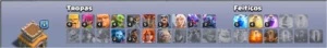 Conta Clash of clans CV8 Semi full