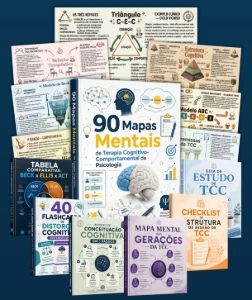 90 Mapas Mentais de Terapia Cognitivo-Comportamental